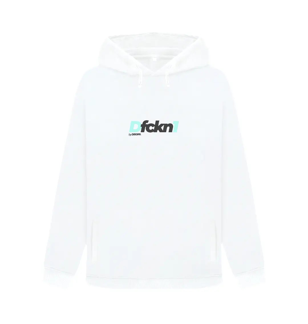 DFCKN1 by DROPP TIFFANY UNISZEX KAPUCNIS PULÓVER (FEHÉR)