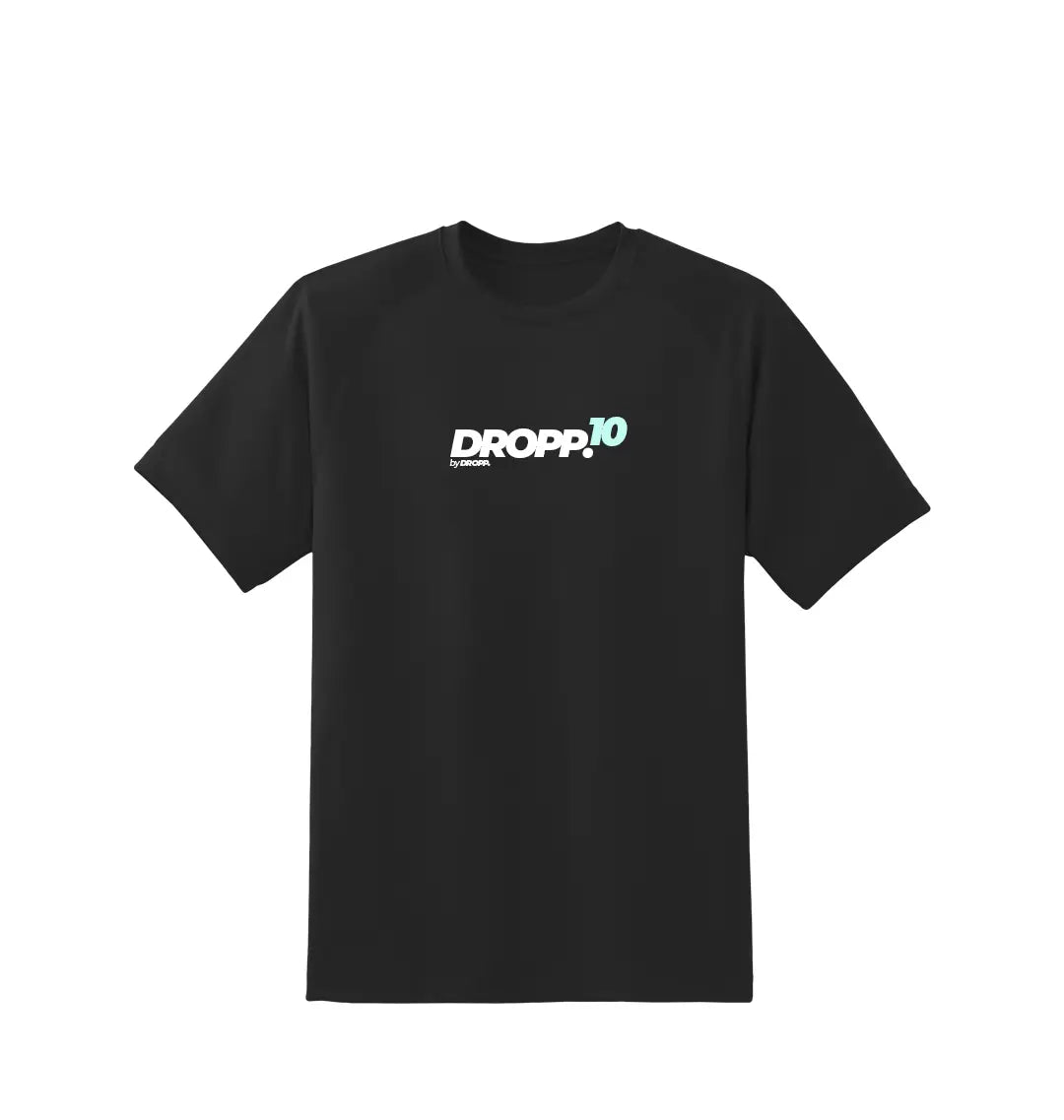 DROPP.10 by DROPP. TIFFANY UNISZEX PÓLÓ (FEKETE)