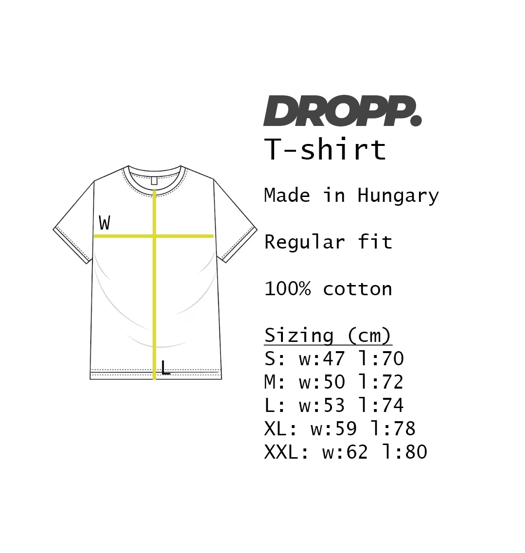 DROPP.10 by DROPP. TIFFANY UNISZEX PÓLÓ (FEKETE)