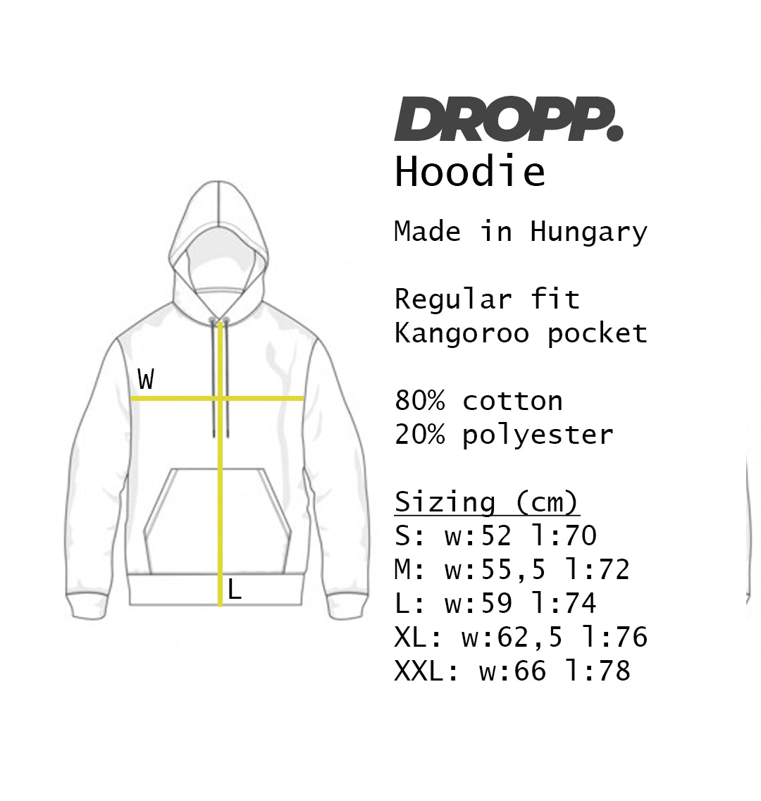 DFCKN1 by DROPP. FULL TIFFANY UNISZEX KAPUCNIS PÓLÓ (SZÜRKE)
